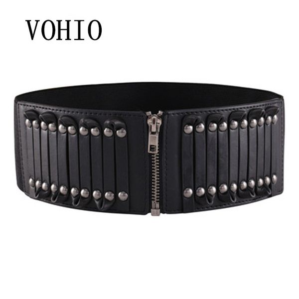 vohio 2017 fashion woman belts for dress vintage women's sash cinturones para las mujeres zipper zips waist belt elastic brown, Black;brown
vohio 2017 fashion woman belts for dress vintage women's sash cinturones para las mujeres zipper zips waist belt elastic brown, Black;brown