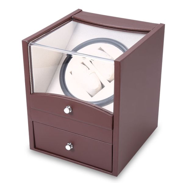professional auto rotation watch box winder watch box two grids transparent multifunctional wristwatch drawer caja reloj, Black;blue
professional auto rotation watch box winder watch box two grids transparent multifunctional wristwatch drawer caja reloj, Black;blue