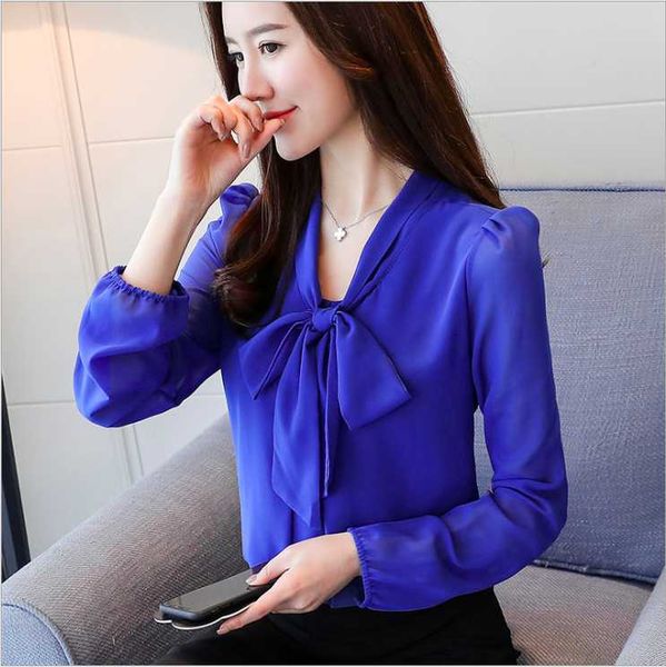 new women chiffon blouse feminine bow tie loose long sleeve shirt plus size 3xl blouse, White
new women chiffon blouse feminine bow tie loose long sleeve shirt plus size 3xl blouse, White
