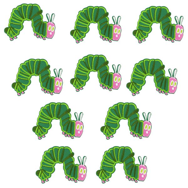 patch for clothes sew embroidery applique funny animals stripes iron on patch for jacket coat cartoon insect accessories 10 pcs, Black 
patch for clothes sew embroidery applique funny animals stripes iron on patch for jacket coat cartoon insect accessories 10 pcs, Black