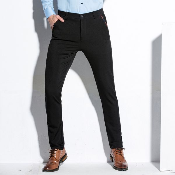 new elasticity men's suits pants 2017 fashion business men trousers slim comfortable popular size 28-38 black wine red, White;black
new elasticity men's suits pants 2017 fashion business men trousers slim comfortable popular size 28-38 black wine red, White;black