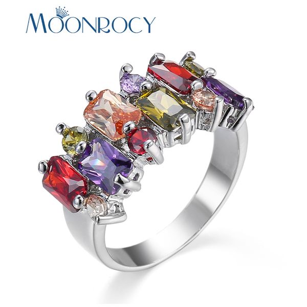 moonrocy sier color cz colourful cubic zirconia crystal party rings square for women girls drop shipping jewelry ring gift, Golden;silver
moonrocy sier color cz colourful cubic zirconia crystal party rings square for women girls drop shipping jewelry ring gift, Golden;silver