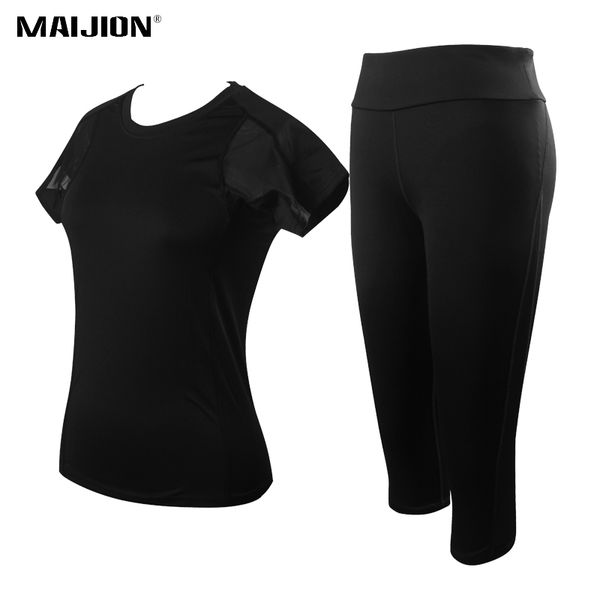 maijion professional breathable women mesh yoga set athletic t-shirt &pants,elastic slim sportwear workout fitness suit, White;red
maijion professional breathable women mesh yoga set athletic t-shirt &pants,elastic slim sportwear workout fitness suit, White;red