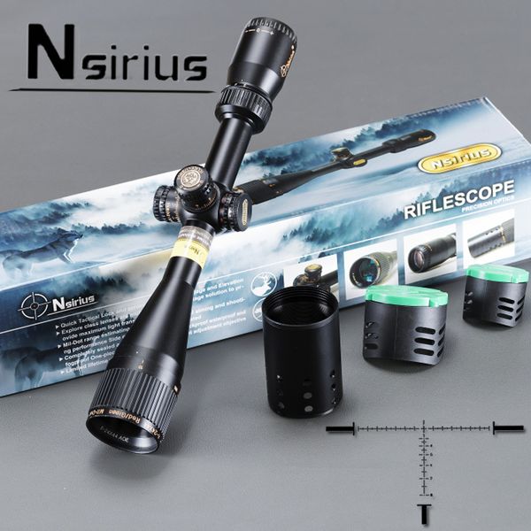 NSIRIUS Tactical 6-24X44 AO Riflescope Optical Sight Full Size Mil Dot Red Green llluminate Hunting Rifle Scope
NSIRIUS Tactical 6-24X44 AO Riflescope Optical Sight Full Size Mil Dot Red Green llluminate Hunting Rifle Scope