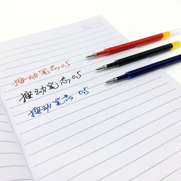 retractable gel pen refills 50pcs black blue red ink tip 0.5mm liquid-ink g5 refills for spring click pens 11cm
retractable gel pen refills 50pcs black blue red ink tip 0.5mm liquid-ink g5 refills for spring click pens 11cm