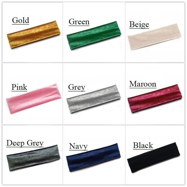 2018 elegant women's girl padded velvet headband multicolor hairband hair decor gifts, Silver
2018 elegant women's girl padded velvet headband multicolor hairband hair decor gifts, Silver