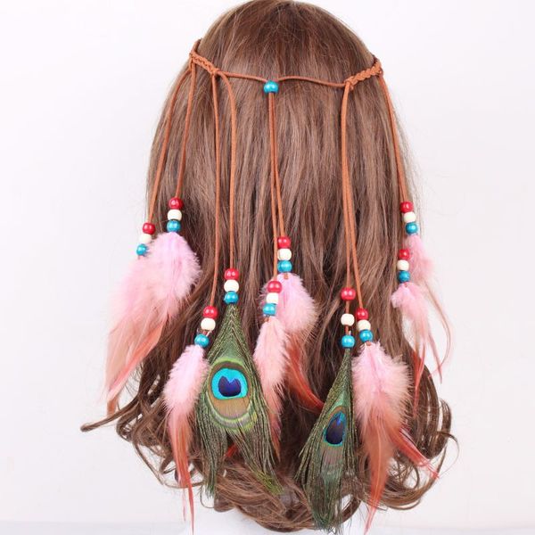 pure color feather headbands colorful hair rope indian style woven hairbands 7 colors wholesale, Silver
pure color feather headbands colorful hair rope indian style woven hairbands 7 colors wholesale, Silver