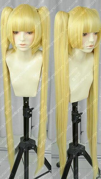 akb0048 short hair blonde cosplay party wig+long ponytail, Black;brown 
akb0048 short hair blonde cosplay party wig+long ponytail, Black;brown