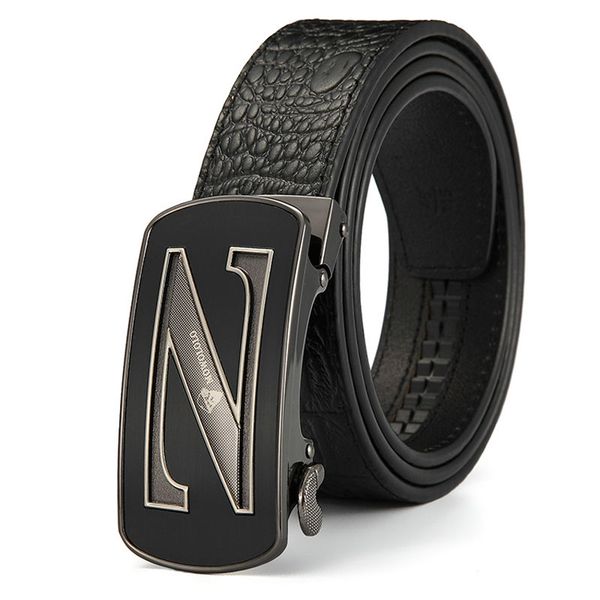 new high-end brand men's leather crocodile fashion belt automatic buckle belt, Black;brown
new high-end brand men's leather crocodile fashion belt automatic buckle belt, Black;brown