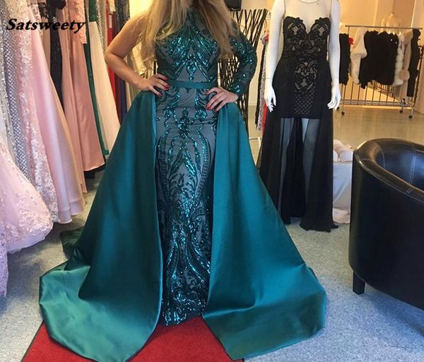 luxury dark green 2023 evening dresses one shoulder zuhair murad dresses mermaid sequined prom gown with detachable train custom made, Black;red
luxury dark green 2023 evening dresses one shoulder zuhair murad dresses mermaid sequined prom gown with detachable train custom made, Black;red