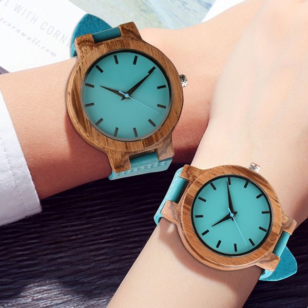 wooden couple watch natural bamboo genuine leather band lovers clock man and ladies striped zebras wrist quartz watches women, Slivery;brown
wooden couple watch natural bamboo genuine leather band lovers clock man and ladies striped zebras wrist quartz watches women, Slivery;brown