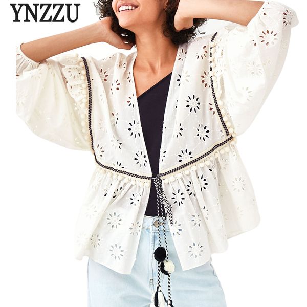 ynzzu embroidery white lace jacket coat 2018 autumn elegant long sleeve v neck hollow loose female jacket casaco feminino yo565, Black;brown
ynzzu embroidery white lace jacket coat 2018 autumn elegant long sleeve v neck hollow loose female jacket casaco feminino yo565, Black;brown