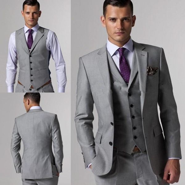 три части серый свадебные смокинги сторона vent мужские slim fit костюмы на заказ дешевый костюм для женихов(куртка+брюки+жилет, Black;gray
три части серый свадебные смокинги сторона vent мужские slim fit костюмы на заказ дешевый костюм для женихов(куртка+брюки+жилет, Black;gray