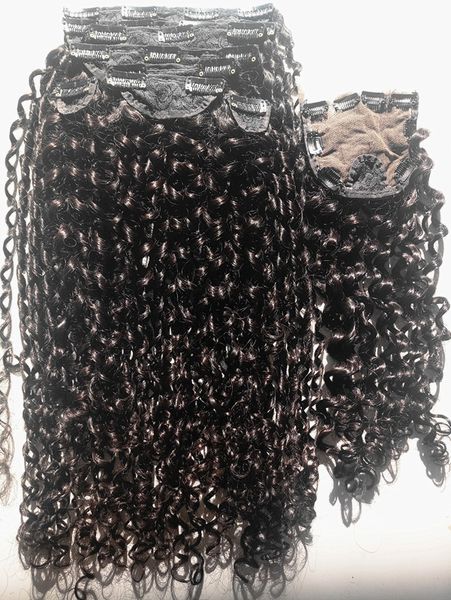 new arrive curl human virgin brazilian hair weft clip in human hair extensions unprocessed natural black color with closure
new arrive curl human virgin brazilian hair weft clip in human hair extensions unprocessed natural black color with closure