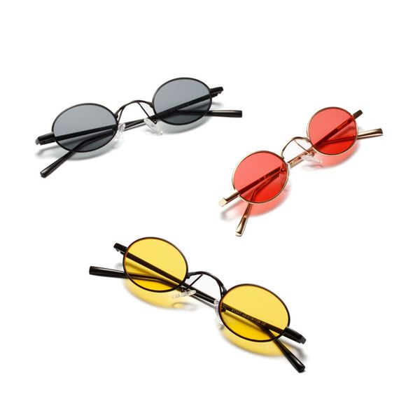 mincl/small oval sunglasses women men male retro metal frame yellow red vintage 2018 small round sun glasses with box fml, White;black
mincl/small oval sunglasses women men male retro metal frame yellow red vintage 2018 small round sun glasses with box fml, White;black