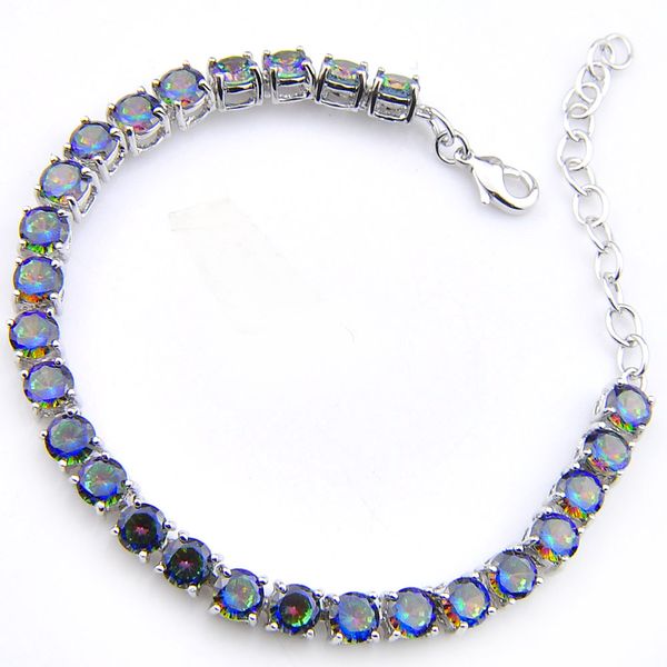 luckyshine sell fashion round colored natural mystic z gems silver for women charm bracelets tennis men bracelets 8 inch, Golden;silver
luckyshine sell fashion round colored natural mystic z gems silver for women charm bracelets tennis men bracelets 8 inch, Golden;silver