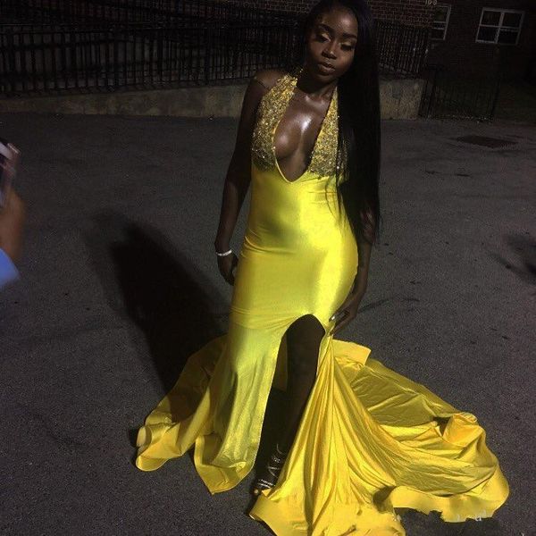 silk like satin key hole open back mermaid evening dress yellow african prom dresses abendkleider lange eveningdress, Black;red
silk like satin key hole open back mermaid evening dress yellow african prom dresses abendkleider lange eveningdress, Black;red