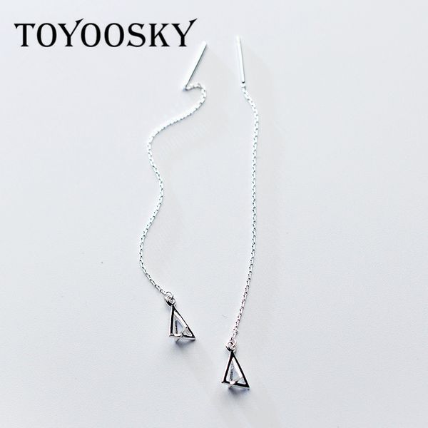 925 sterling silver delicate geometry triangle long drop earrings for women lady party gift ear line all-match fashion jewelry
925 sterling silver delicate geometry triangle long drop earrings for women lady party gift ear line all-match fashion jewelry