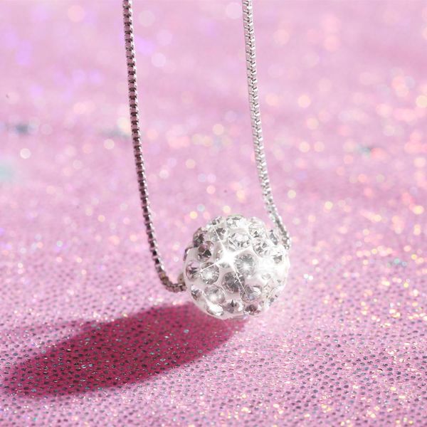 soledi circular necklace party alloy unique jewelry drill ball necklace gifts beauty accessories pendant ornaments, Silver 
soledi circular necklace party alloy unique jewelry drill ball necklace gifts beauty accessories pendant ornaments, Silver