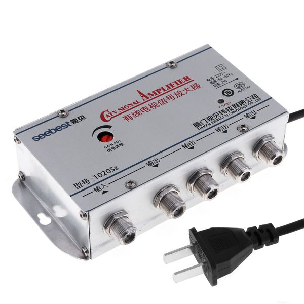 

4 Способ ТВ видеомагнитофон CATV кабель ТВ антенна усилитель сигнала усилитель сплиттер CAU_108