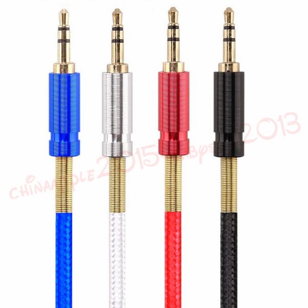semi стереофонического спринг автомобильного дополнительного aux cable 1m 3,5 мм штекеры автомобиля аудио нейлонового шнур линии для пк науш
semi стереофонического спринг автомобильного дополнительного aux cable 1m 3,5 мм штекеры автомобиля аудио нейлонового шнур линии для пк науш