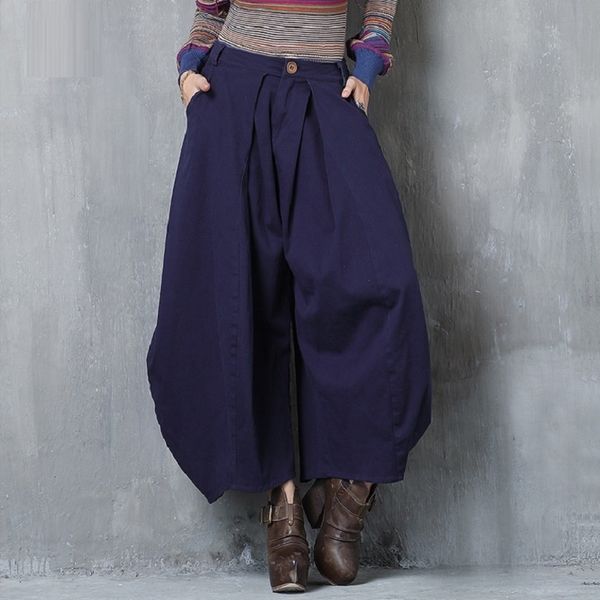 asymsay winter new style solid blue wide leg pants women female casual big size front pleated design irregular trousers ac5915, Black;white
asymsay winter new style solid blue wide leg pants women female casual big size front pleated design irregular trousers ac5915, Black;white