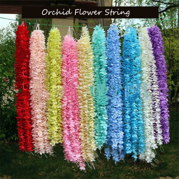 artificial flower vine orchids flower string handmade hanging garland wedding party home wall diy decoration crafts supplies
artificial flower vine orchids flower string handmade hanging garland wedding party home wall diy decoration crafts supplies