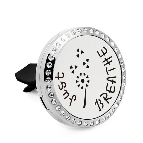 just breathe 30mm 316l stainless steel car air freshener essential oil diffuser locket jewelry 10pcs felt pads6972989, Silver
just breathe 30mm 316l stainless steel car air freshener essential oil diffuser locket jewelry 10pcs felt pads6972989, Silver