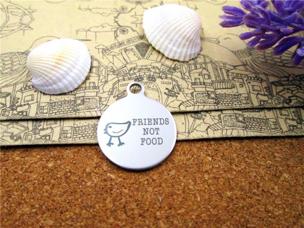 40pcs--"chicken- friends not food"stainless steel charms more style for choosing diy charms pendants for necklace, Bronze;silver
40pcs--"chicken- friends not food"stainless steel charms more style for choosing diy charms pendants for necklace, Bronze;silver