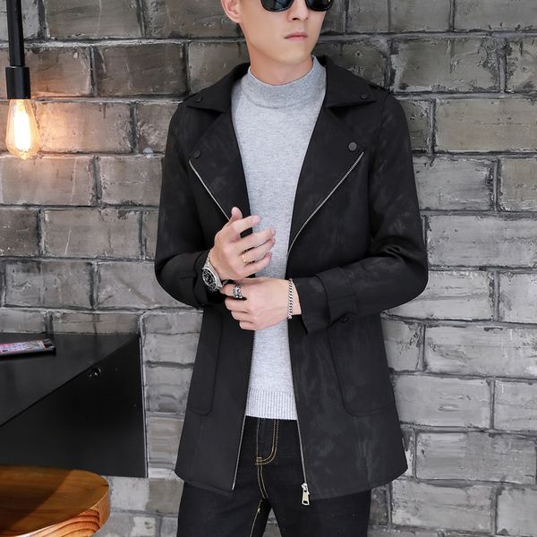 mens jacket spring autumn new men casual trench coat slim trend handsome long windbreaker turn down collar camouflage polyester, Tan;black
mens jacket spring autumn new men casual trench coat slim trend handsome long windbreaker turn down collar camouflage polyester, Tan;black