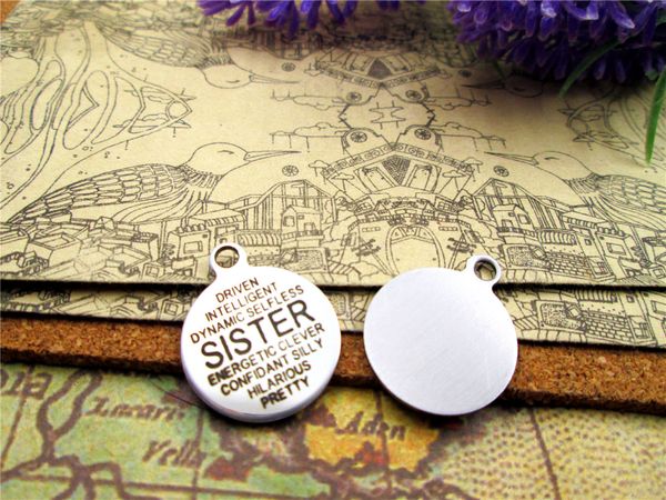 40pcs--"sister"stainless steel charms more style for choosing diy charms pendants for necklace, Bronze;silver
40pcs--"sister"stainless steel charms more style for choosing diy charms pendants for necklace, Bronze;silver