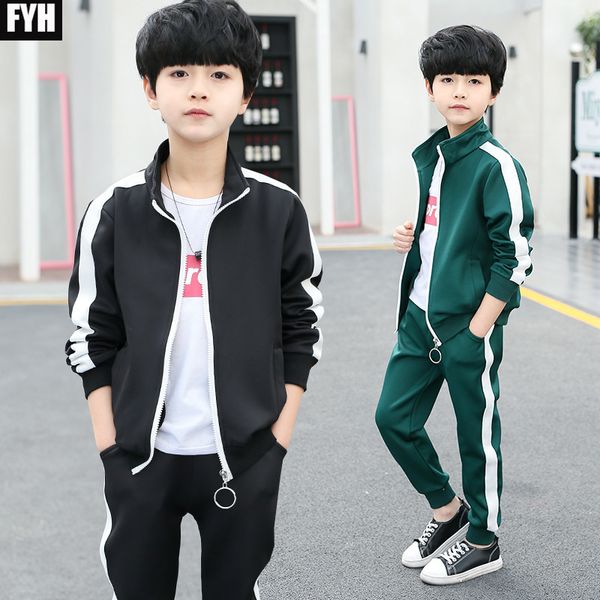 fyh children clothes kids tracksuit autumn spring boys clothing set teenager boys casual clothes suit jacket+pants 2pcs, White
fyh children clothes kids tracksuit autumn spring boys clothing set teenager boys casual clothes suit jacket+pants 2pcs, White