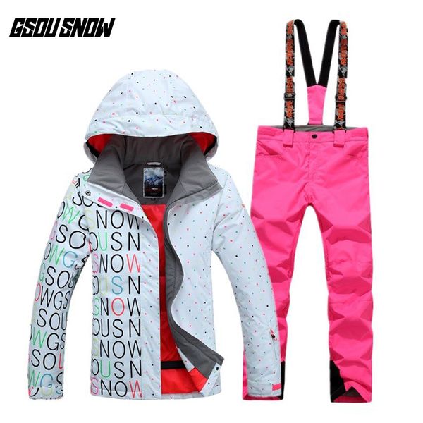gsou snow brand waterproof ski suit women ski jacket pants winter snowboard jacket pants mountain skiing suit snow clothes
gsou snow brand waterproof ski suit women ski jacket pants winter snowboard jacket pants mountain skiing suit snow clothes