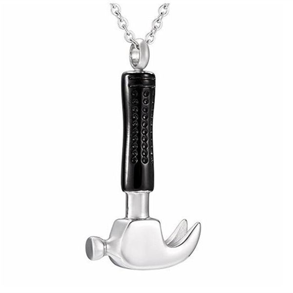 ijd8293 360 l stainless steel cremation jewelry hammer pendant urn necklace ashes holder for pet/human keepsake memorial jewelry, Silver
ijd8293 360 l stainless steel cremation jewelry hammer pendant urn necklace ashes holder for pet/human keepsake memorial jewelry, Silver