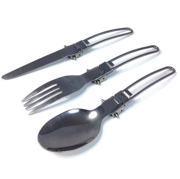 outdoor camping picnic tableware stainless steel portable folding spoon fork camping cooking
outdoor camping picnic tableware stainless steel portable folding spoon fork camping cooking