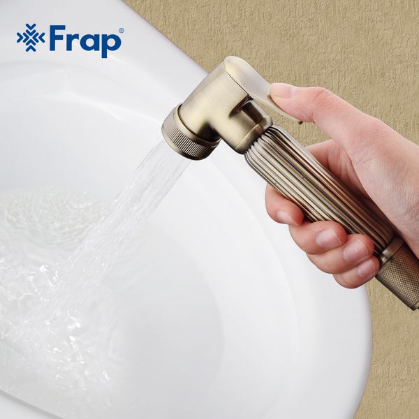 frap 1set retro style solid hand held bidet brass spray shattaf shower head spray nozzle press button bathroom accessories f24-4
frap 1set retro style solid hand held bidet brass spray shattaf shower head spray nozzle press button bathroom accessories f24-4