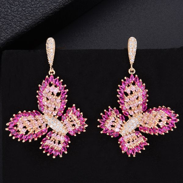 godki 45mm luxury butterfly cubic zirconia long drop dangle earrings for women fashion jewelry 2018, Silver
godki 45mm luxury butterfly cubic zirconia long drop dangle earrings for women fashion jewelry 2018, Silver