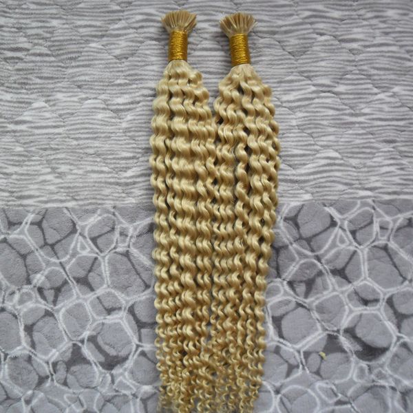 bleach blonde 200g 1g/strand double drawn human remy silky kinky curly i-tip pre-bonded brazilian human hair micro fusion hair extensions, Black
bleach blonde 200g 1g/strand double drawn human remy silky kinky curly i-tip pre-bonded brazilian human hair micro fusion hair extensions, Black