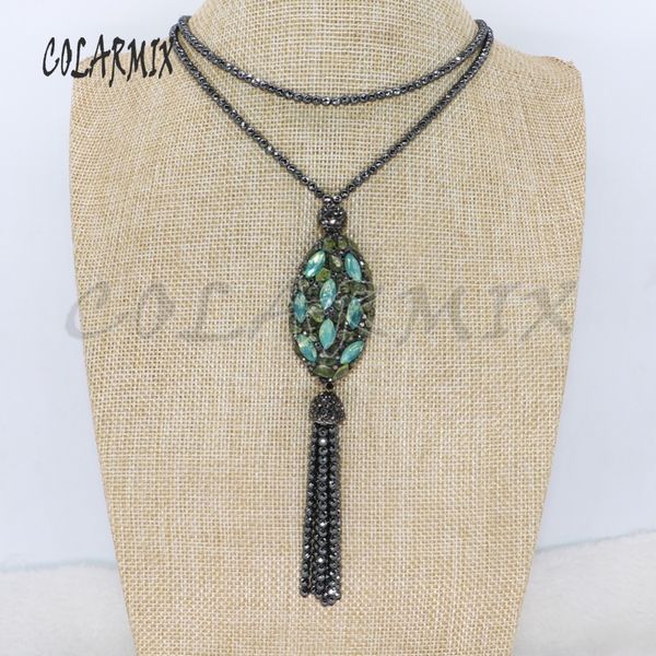 4 strand hematite beaded necklace stone bead tassel pendant necklace fashion jewelry for lady 4714, Silver
4 strand hematite beaded necklace stone bead tassel pendant necklace fashion jewelry for lady 4714, Silver