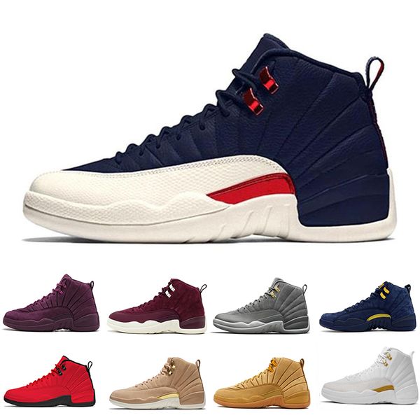 2019 Michigan Men Basketball Shoes 12 Pink Lemonade Bordeaux Dark Grey Flu Game Playoff 12s Mens Womens Trainers Sports Sneakers Size 36-47
2019 Michigan Men Basketball Shoes 12 Pink Lemonade Bordeaux Dark Grey Flu Game Playoff 12s Mens Womens Trainers Sports Sneakers Size 36-47