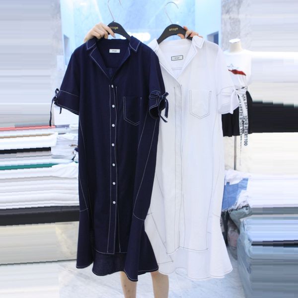 korean solid ruffle single breasted women straight dresses 2018 new summer turn down collar femme dress bow loose female dresses, Black;gray
korean solid ruffle single breasted women straight dresses 2018 new summer turn down collar femme dress bow loose female dresses, Black;gray