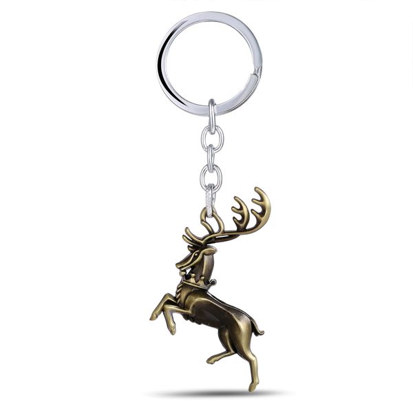 the song of and fire keychain deer logo metal keychains car key ring chain chaveiro llavevos jewelry, Silver
the song of and fire keychain deer logo metal keychains car key ring chain chaveiro llavevos jewelry, Silver