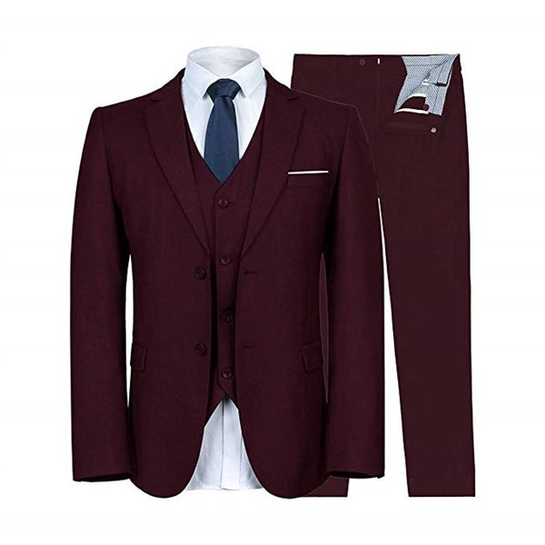 2018 wangyandress black men's suit clasic fit 3 pieces mens suit blazer two buttons tuxedo business wedding party (jackets+vest+trouser, Black;gray
2018 wangyandress black men's suit clasic fit 3 pieces mens suit blazer two buttons tuxedo business wedding party (jackets+vest+trouser, Black;gray