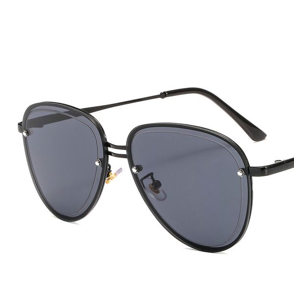mincl/ oversized pilot sunglasses women 2018 brand designer round sun glasses female metal glasses uv400 nx, White;black
mincl/ oversized pilot sunglasses women 2018 brand designer round sun glasses female metal glasses uv400 nx, White;black