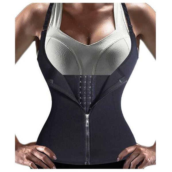 bodysuit women slimming zipper waist trainer cinta modeladora body shaper tummy waist cincher tank corrective shapewear, Black;white
bodysuit women slimming zipper waist trainer cinta modeladora body shaper tummy waist cincher tank corrective shapewear, Black;white
