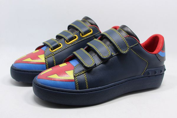 2019 fashion men women designer shoes white lace up genuine leather open luxury casual shoes flat sport designer sneaker with box bag, Black
2019 fashion men women designer shoes white lace up genuine leather open luxury casual shoes flat sport designer sneaker with box bag, Black