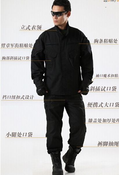 us army uniform for men black combat uniforms suits training uniform pants and jacket s-xxl, Camo;black
us army uniform for men black combat uniforms suits training uniform pants and jacket s-xxl, Camo;black