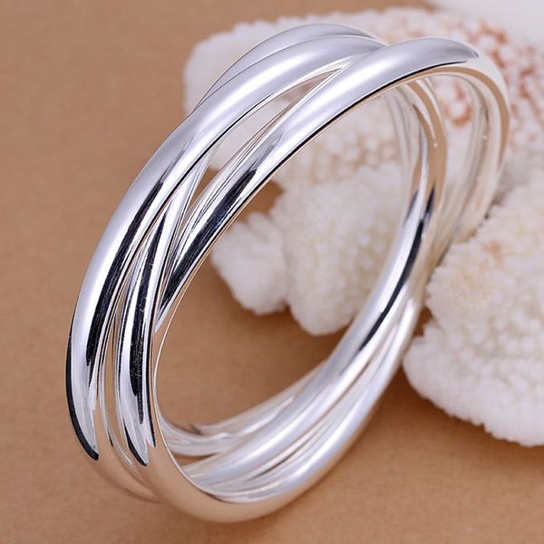 2015 new 925 jewelry silver plated fashion jewelry triple circles bracelets&bangle,wholesale smtb047, Black
2015 new 925 jewelry silver plated fashion jewelry triple circles bracelets&bangle,wholesale smtb047, Black