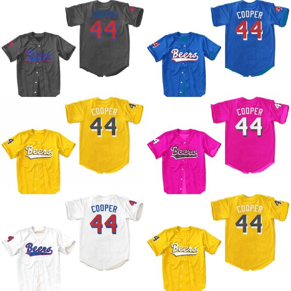 BASEketball Trey Parker Joe Cooper 44 Milwaukee Beers Baseball Jersey Movie Baseball Jerseys Fast free shipping
BASEketball Trey Parker Joe Cooper 44 Milwaukee Beers Baseball Jersey Movie Baseball Jerseys Fast free shipping