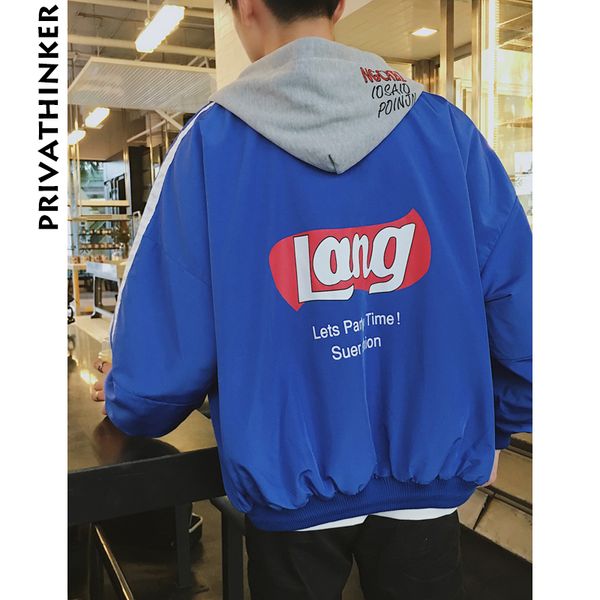 men bomber jackets 2018 mens letter print black jackets and coats male streetwear autumn winter hooded windbreaker, Black;brown
men bomber jackets 2018 mens letter print black jackets and coats male streetwear autumn winter hooded windbreaker, Black;brown